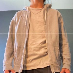 Unisex Grey Van’s Zip Up Hoodie